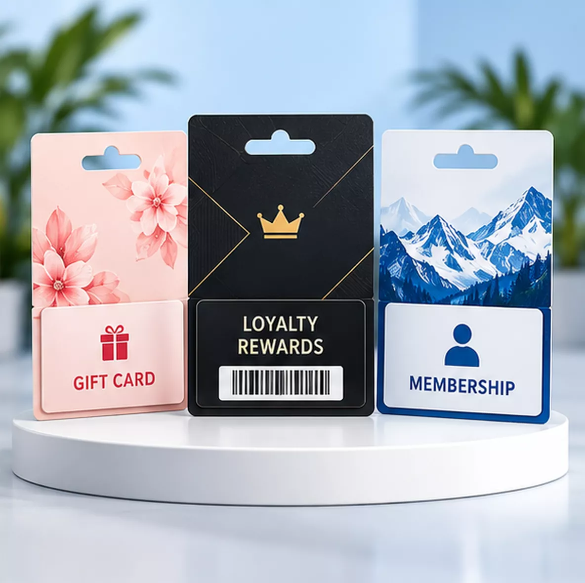 Custom Hanging Cards for Unique Displays